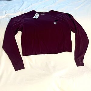 Vans cropped long sleeve T-shirt- Size Medium